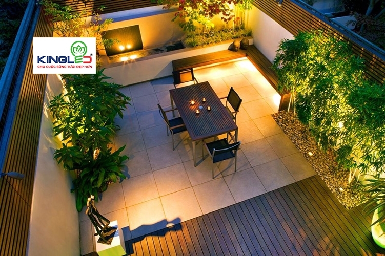 Hướng dẫn thiết kế đèn sân vườn cảnh quan ngoài trời